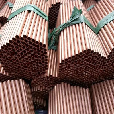 Tubo di rame di 8 mm duttile Tubo di rame rotondo con sistema di cristalli isometrici