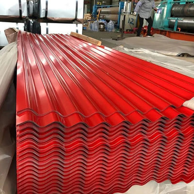 Foglio di acciaio galvanizzato pre-tinto Foglio di tetto rivestito a colori 0,3 mm-2 mm